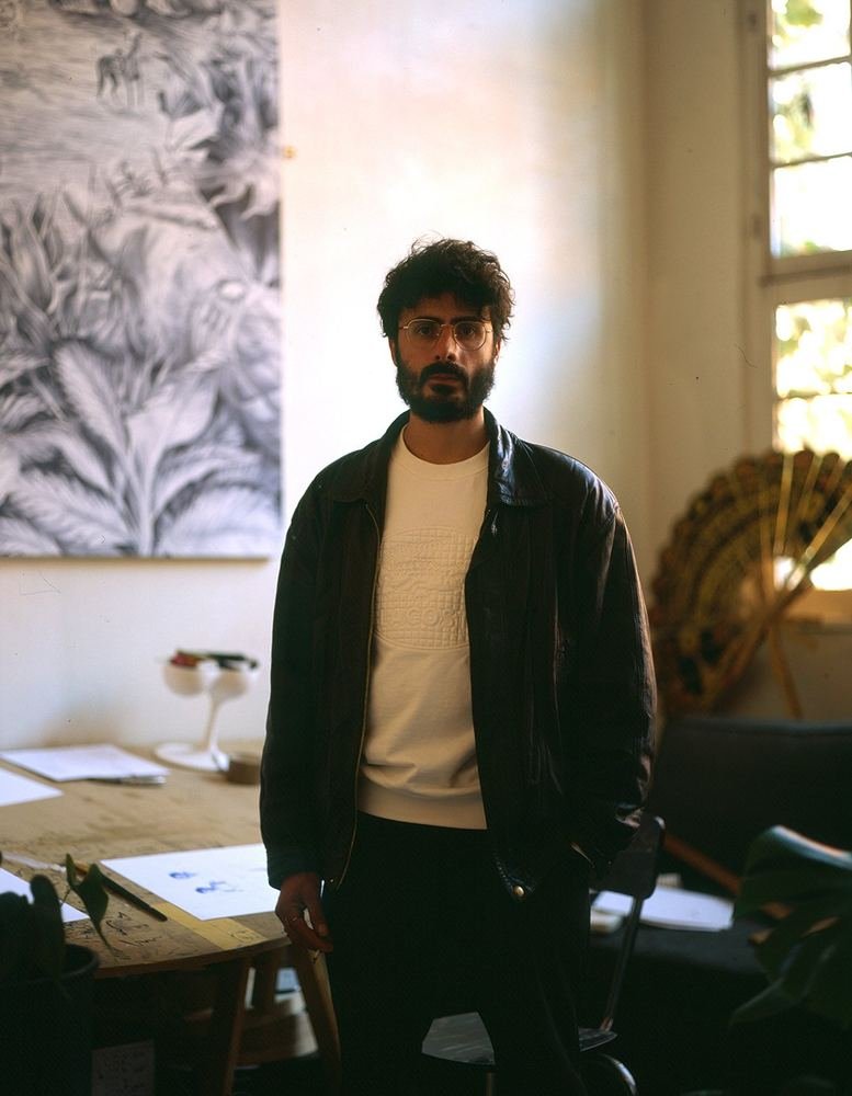 Portrait de Vincent Chéry dans son atelier